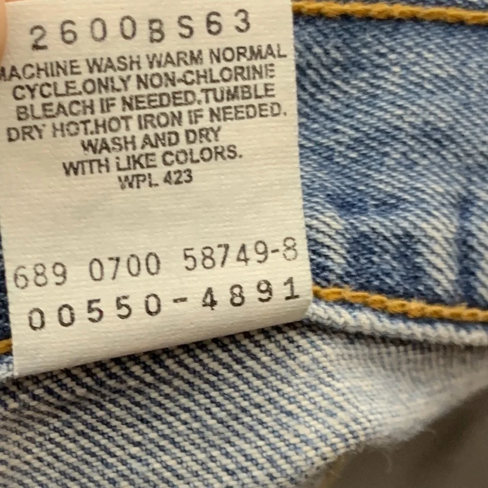 Levis Jeans Men Size 38 x 32 550 Relaxed Fit Vintage Y2K 2000 Cotton Pants Light